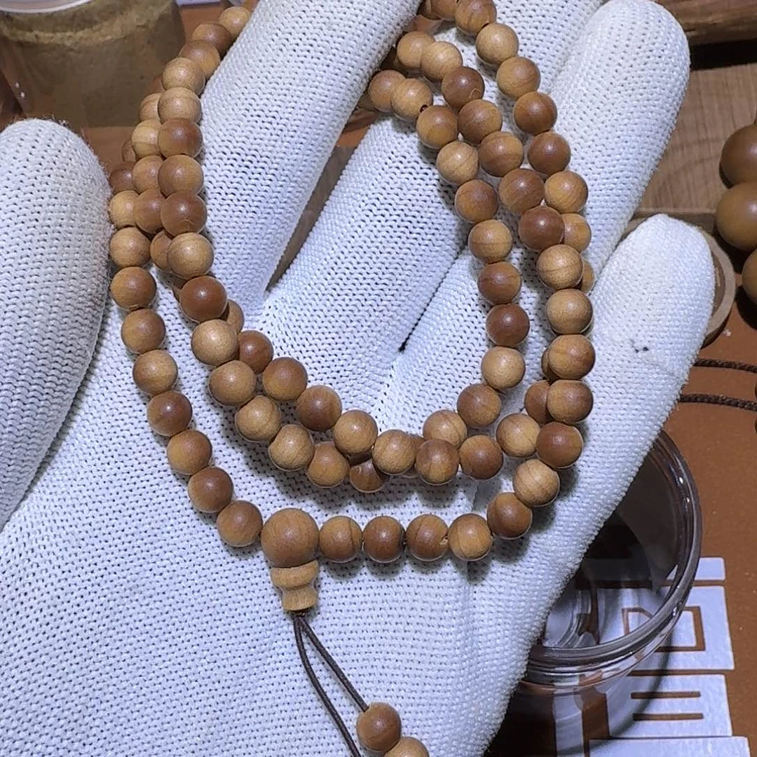 檀香木0.6×108颗黑肉横纹沉水