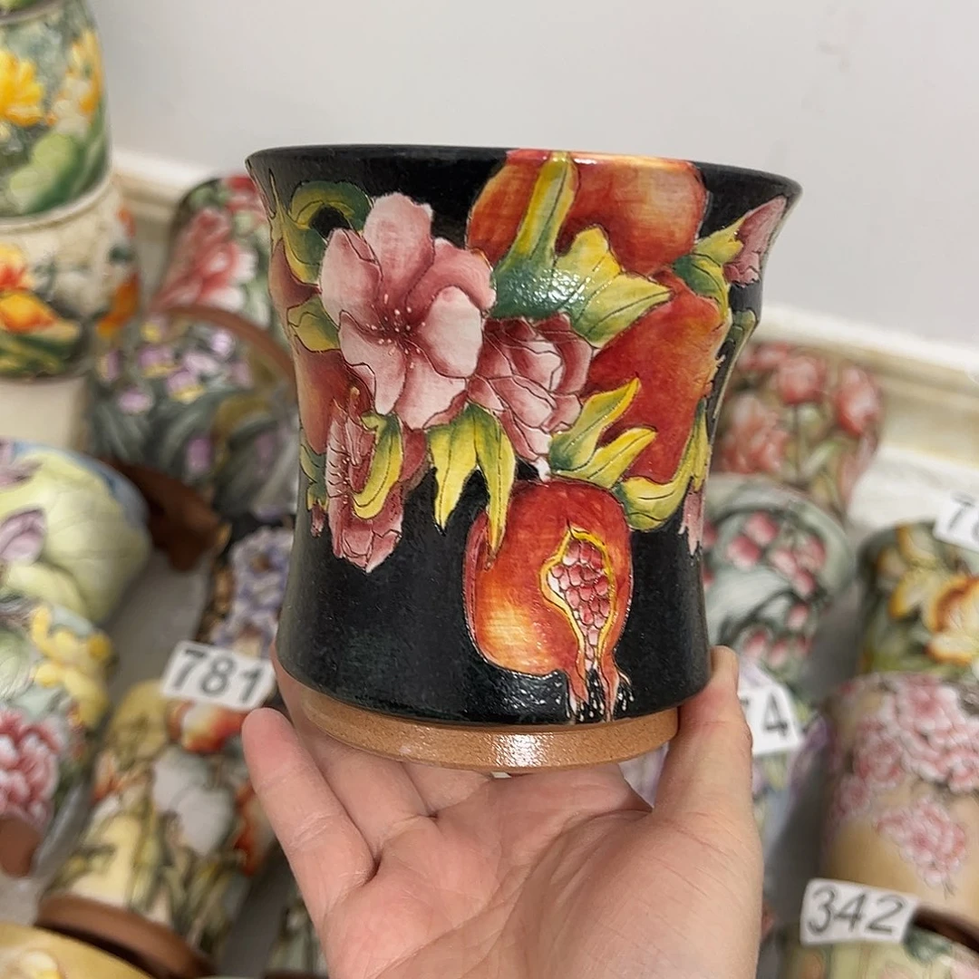 景德镇炫彩手绘口10高12.5