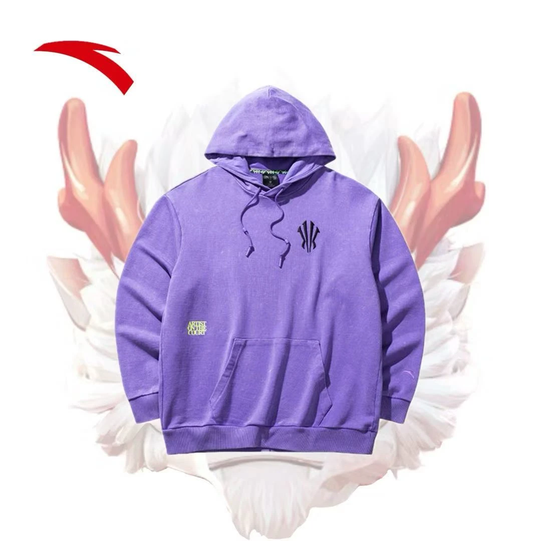 安踏【凯里·欧文系列】男女同款连帽卫衣休闲百搭时尚上衣172441703