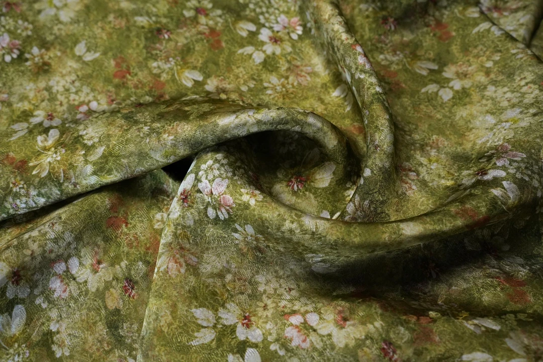 【青茵雏菊】香云纱花萝提花清仓孤品2米（开裁不退换）
