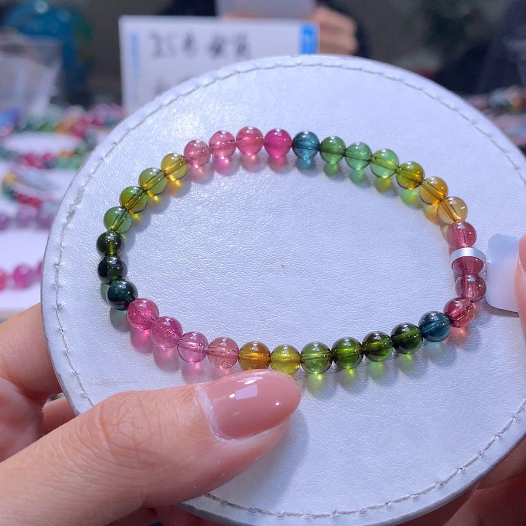【闪购商品】未镶嵌手串碧玺5.8m净体