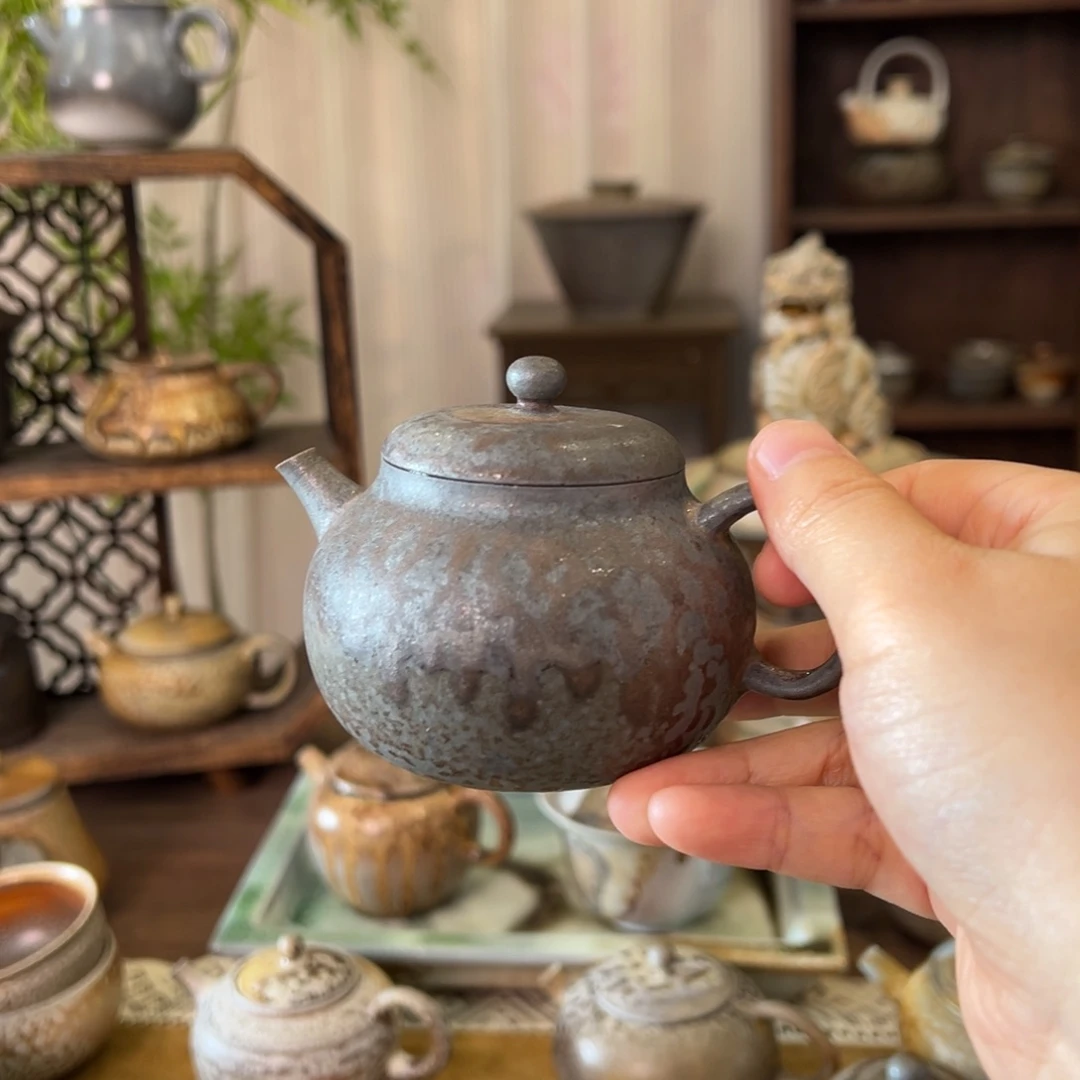 40中白精品梨壶柴烧