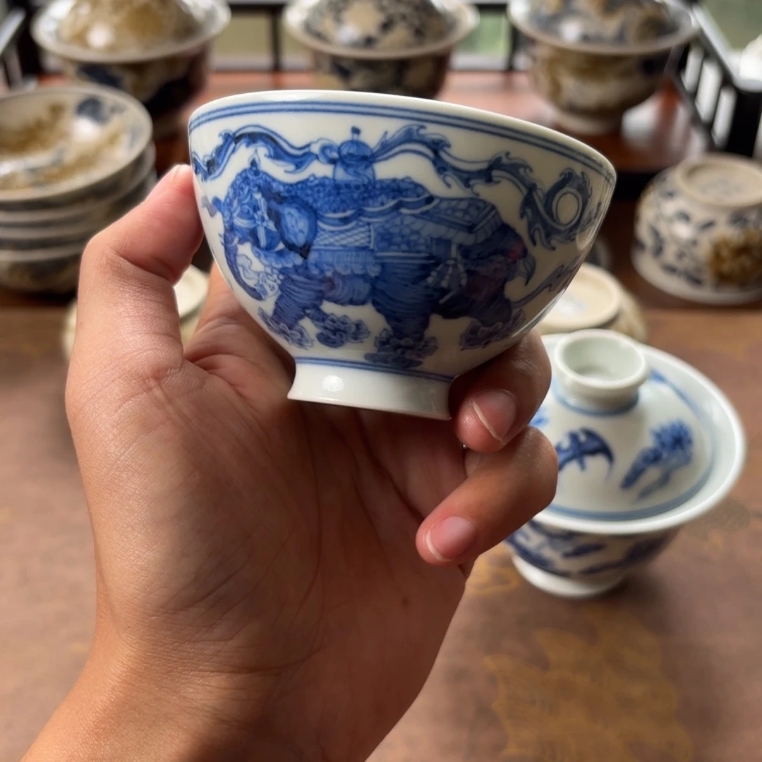 摆件景德镇手绘茶器