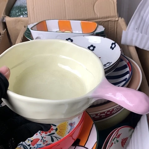 盘陶瓷制品满25拼单发货默认微瑕