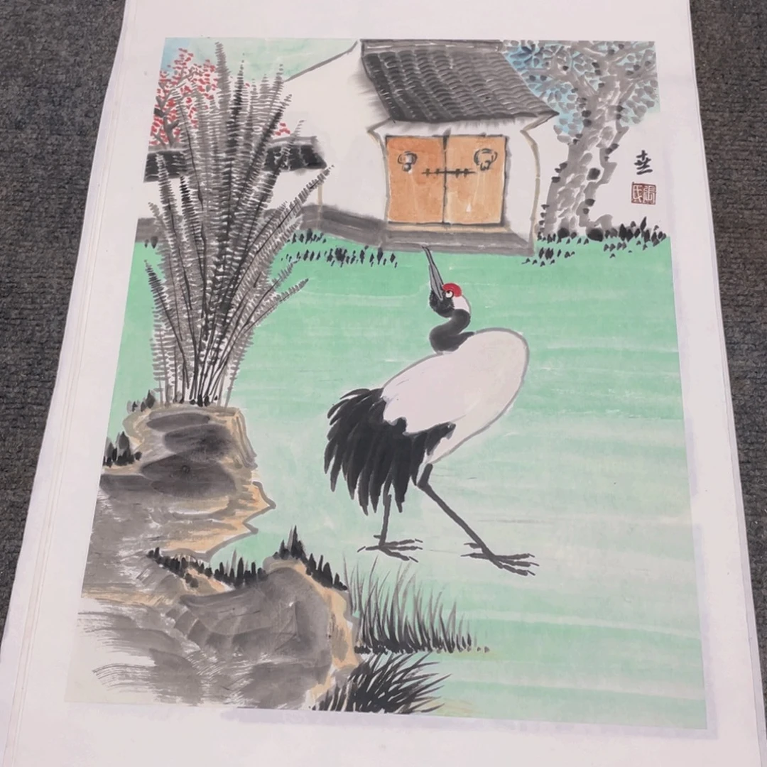 国画1.4平尺纯手绘国画作品