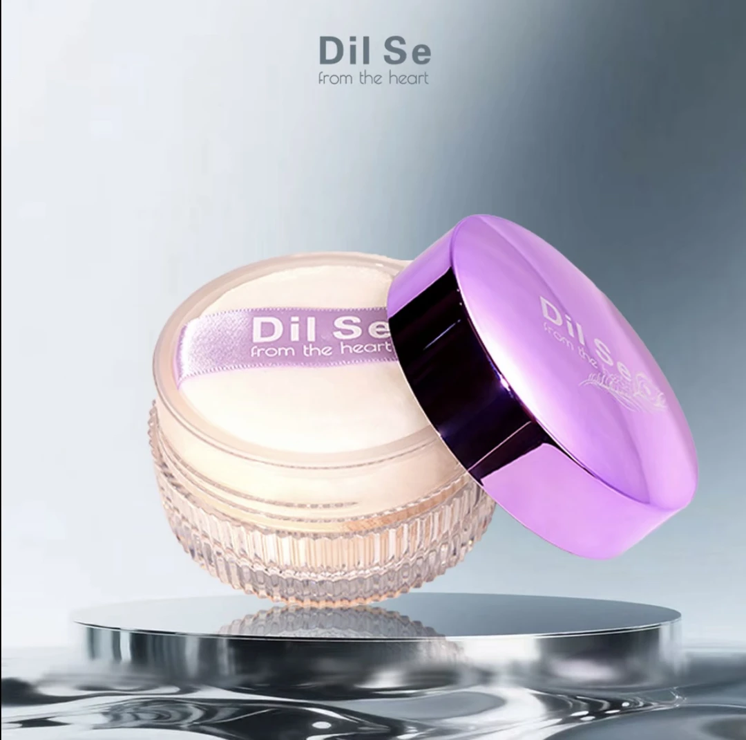Dil Se from the heart绒羽云雾柔焦持妆蜜粉送镜子