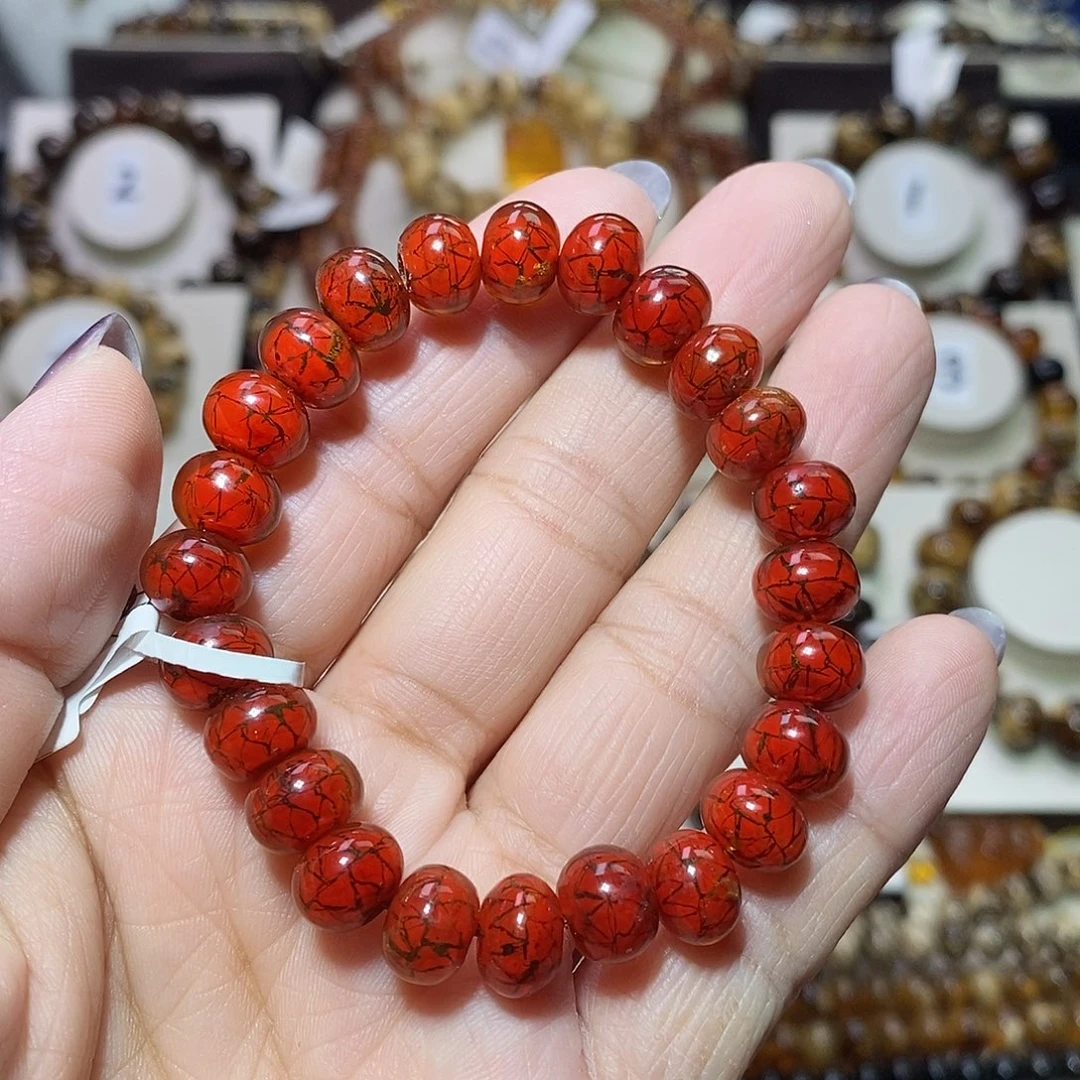 琥珀未镶嵌裸石内壁画9m