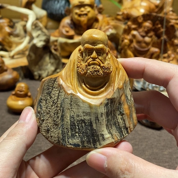 柏木（崖柏）原皮达摩