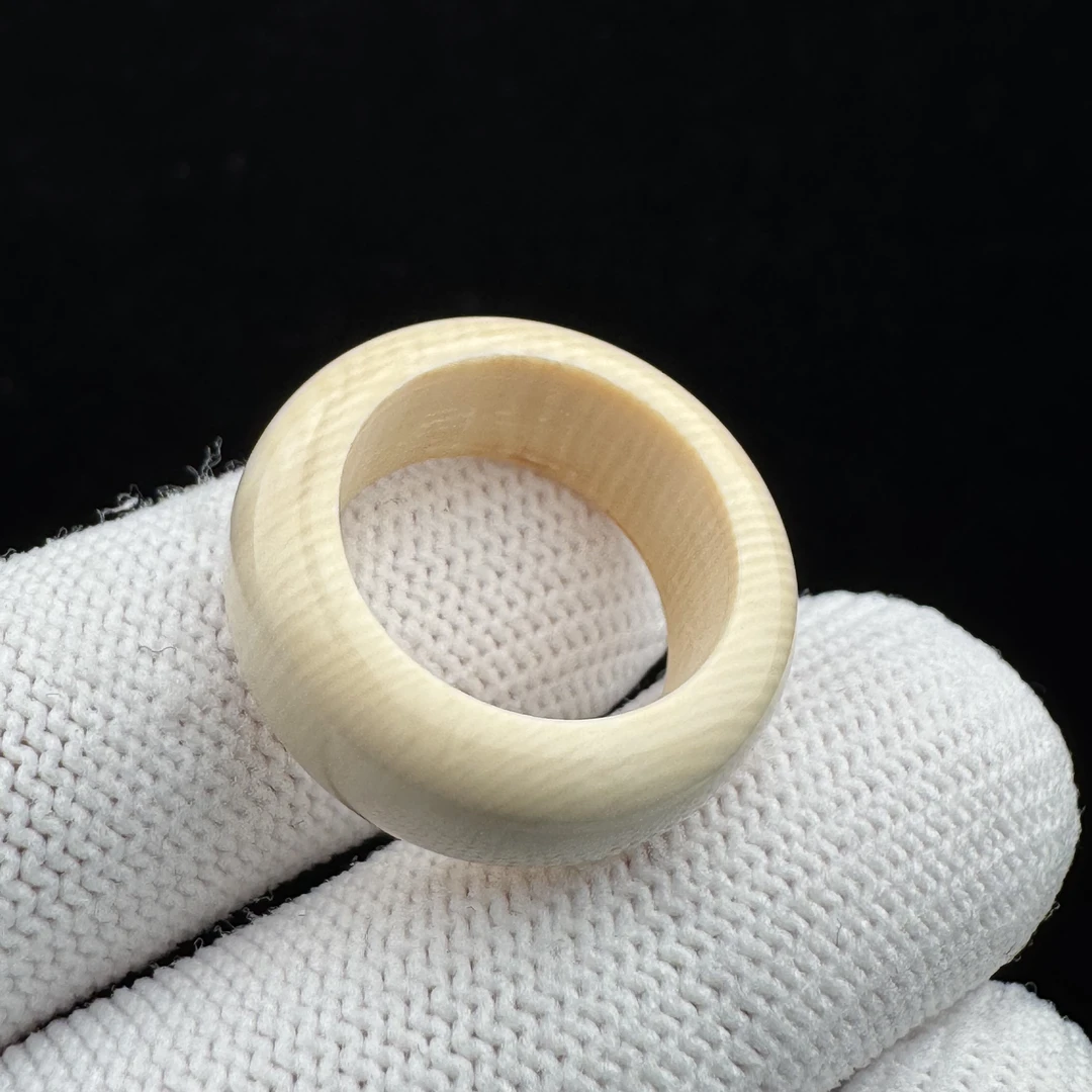 D2541天然猛犸牙 戒圈15*23*7mm支持鉴定 假一罚四