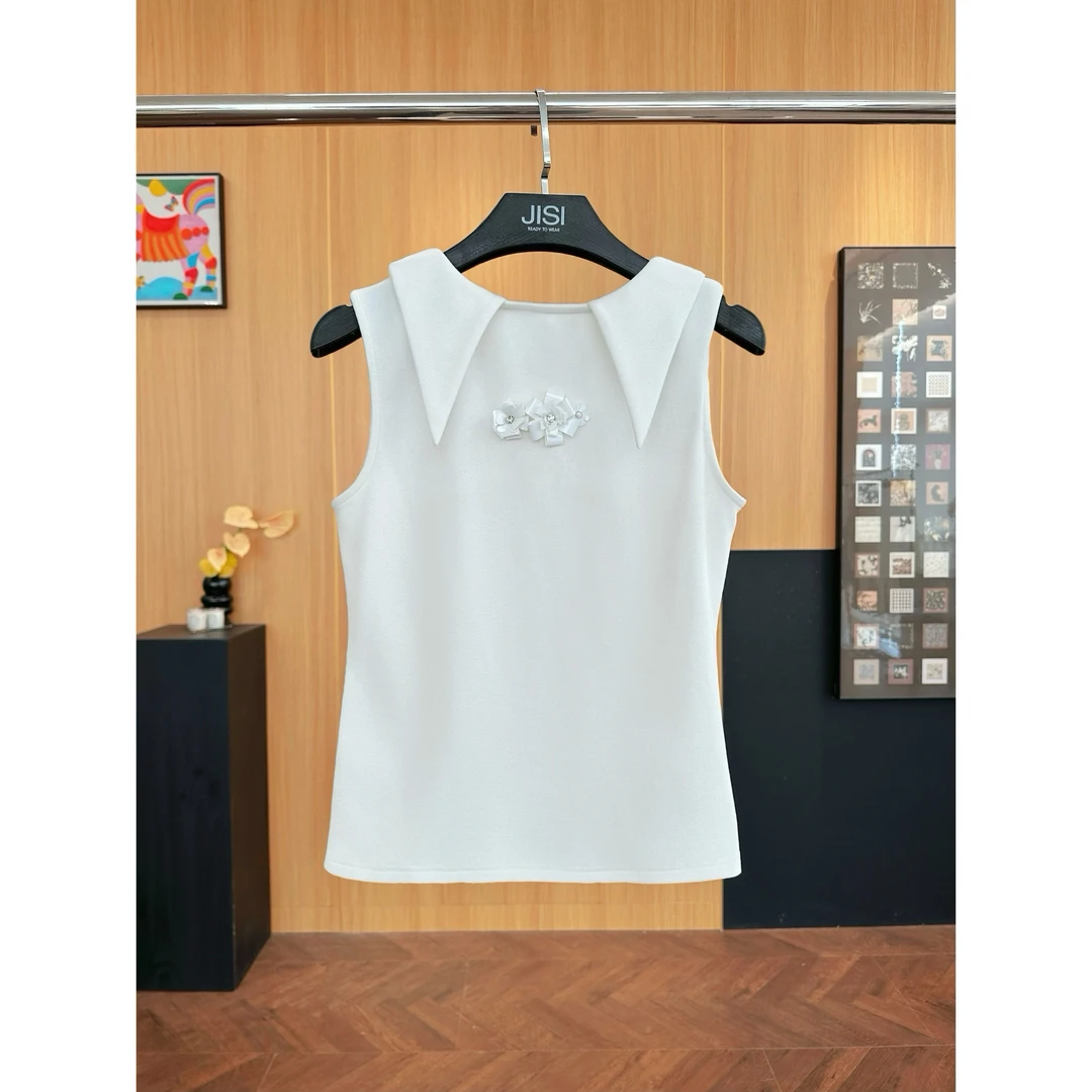 JISI ST+翻领无袖上衣-BX25166