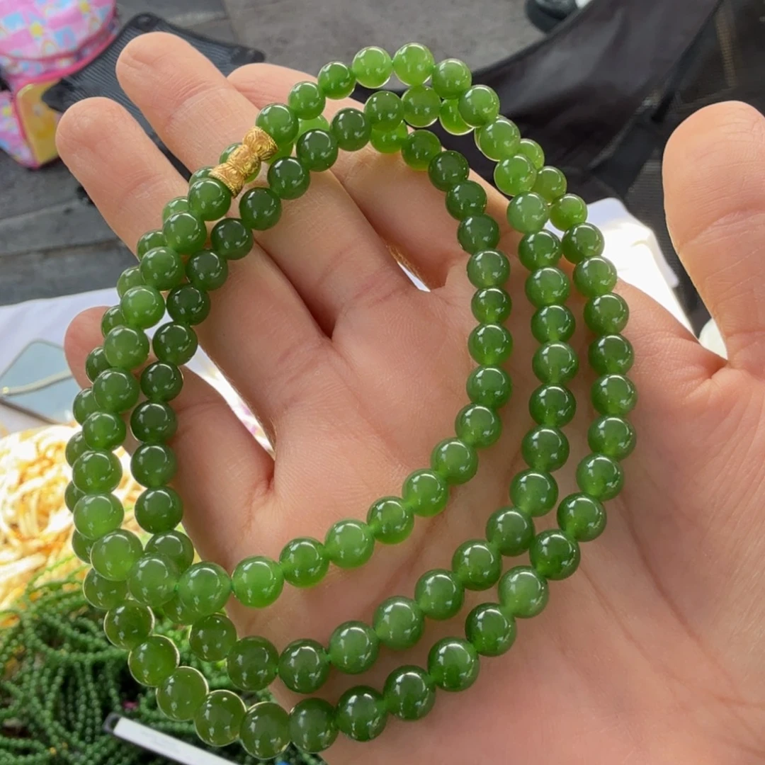 和田玉未镶嵌颈饰碧玉项链帅弟弟F多样性拍一发一