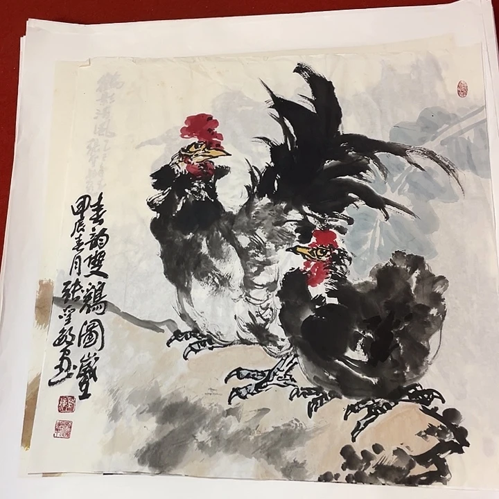 国画张圣敏先生纯手绘作品