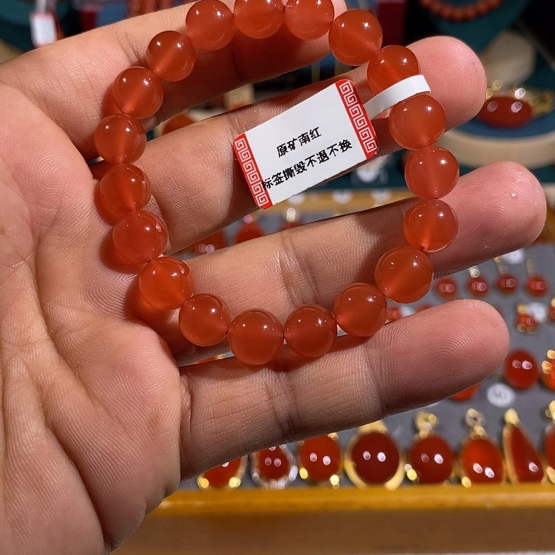 未镶嵌手链南红玛瑙