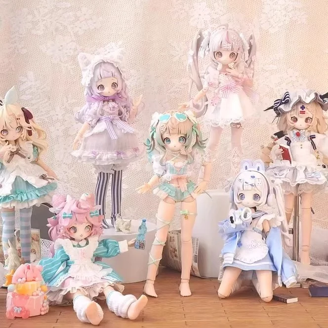 现货万梦SugaryGirlsBJD可动人偶8分MJD盲盒摆件玩具可爱生日礼物