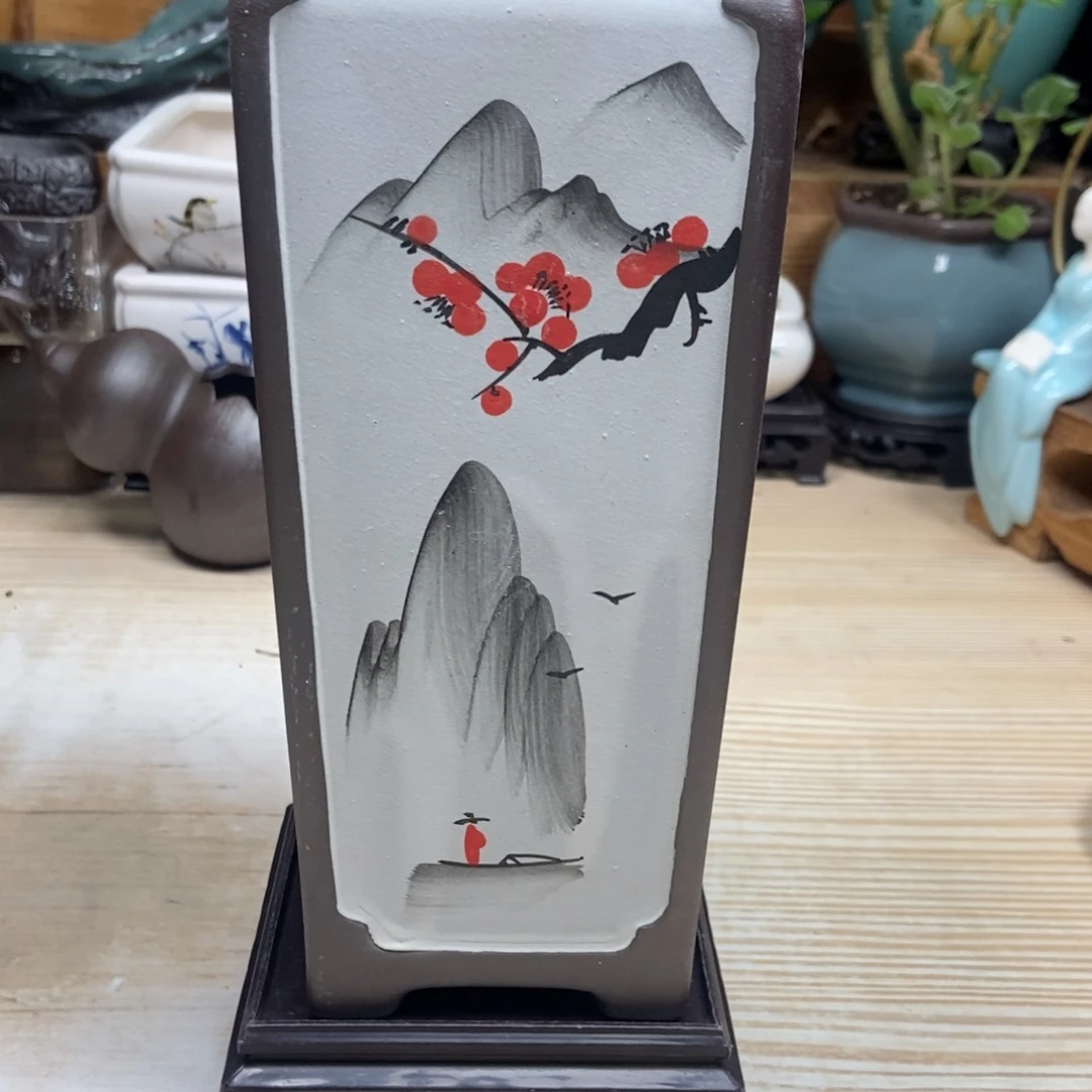 瓷片陶瓷花盆陶瓷艺术