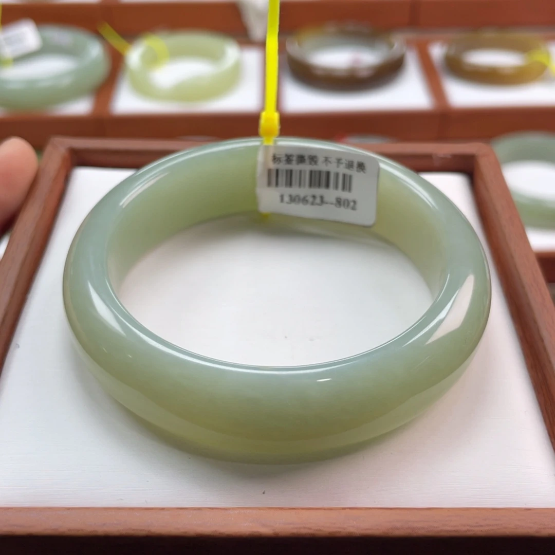 【闪购商品】未镶嵌手镯和田玉链接90。56-57
