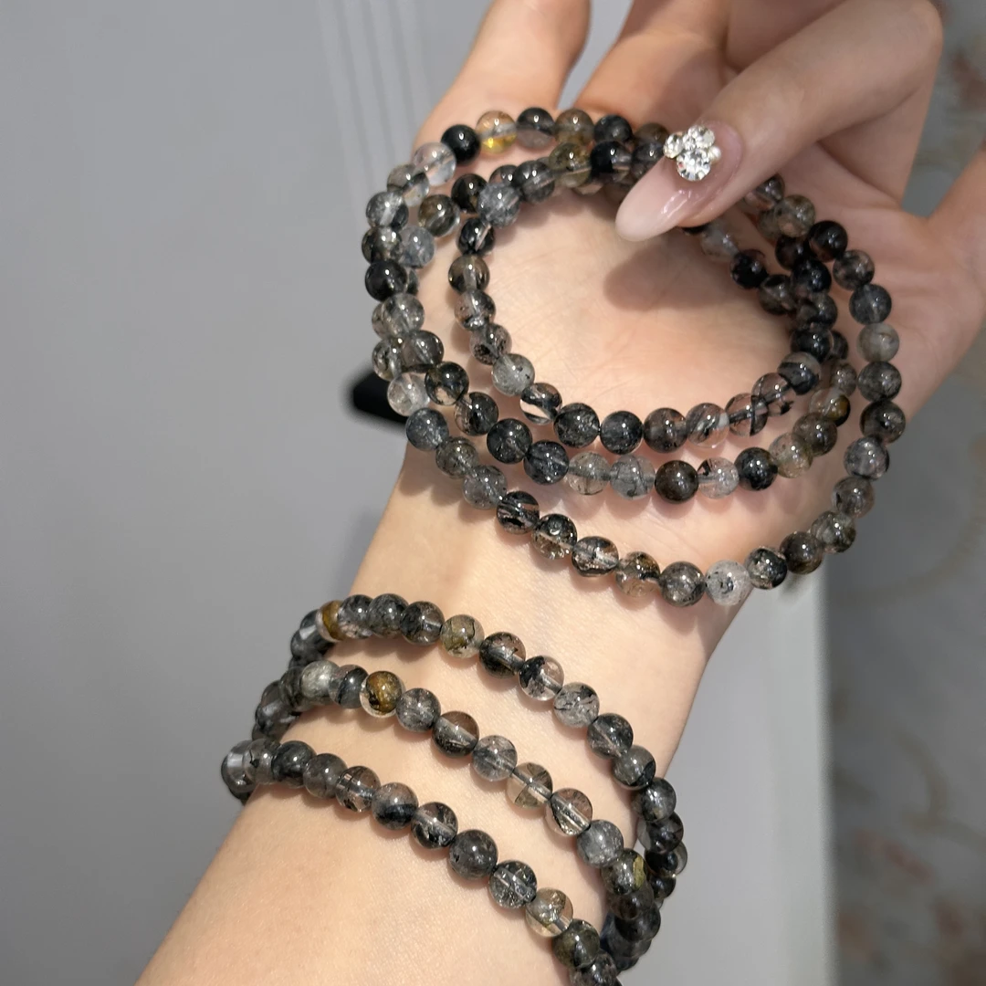 天然闪灵多圈手串 多样性发其一S87