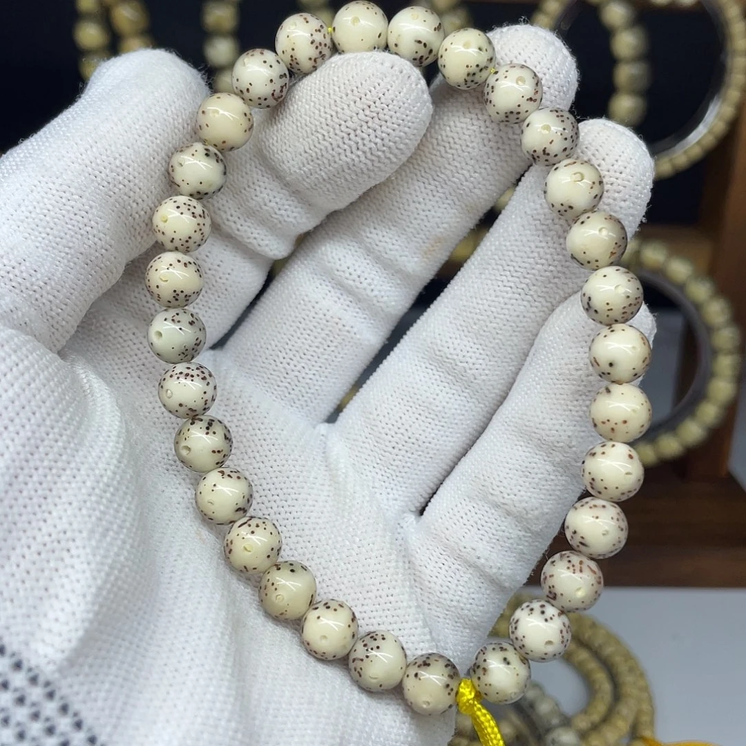 星月菩提手串8圆珠，奶奶灰大眼睛