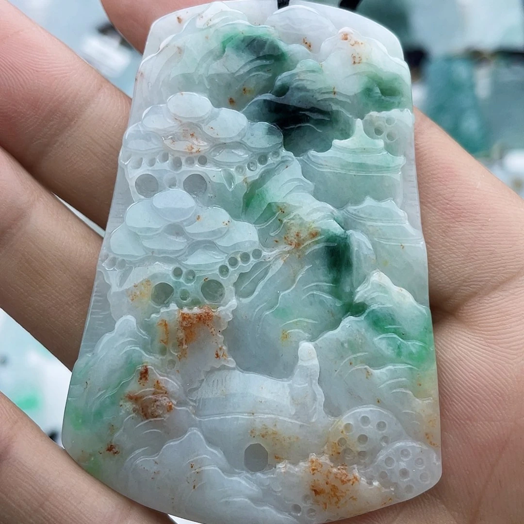 颈饰未镶嵌翡翠翡翠