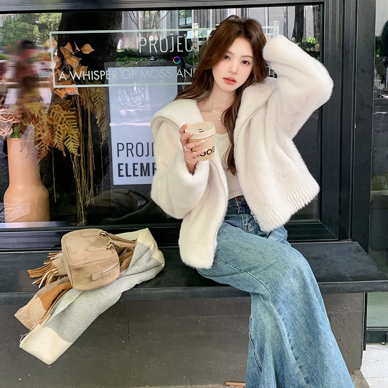 秋冬款新品通勤海军领毛毛外套ZB187P155K228