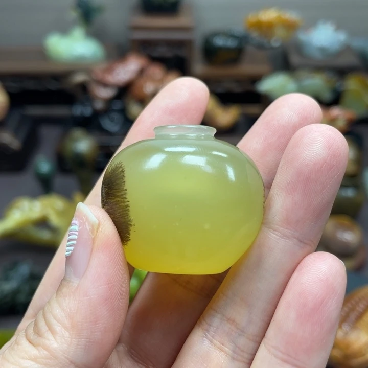 蛇纹石玉未镶嵌天然岫玉