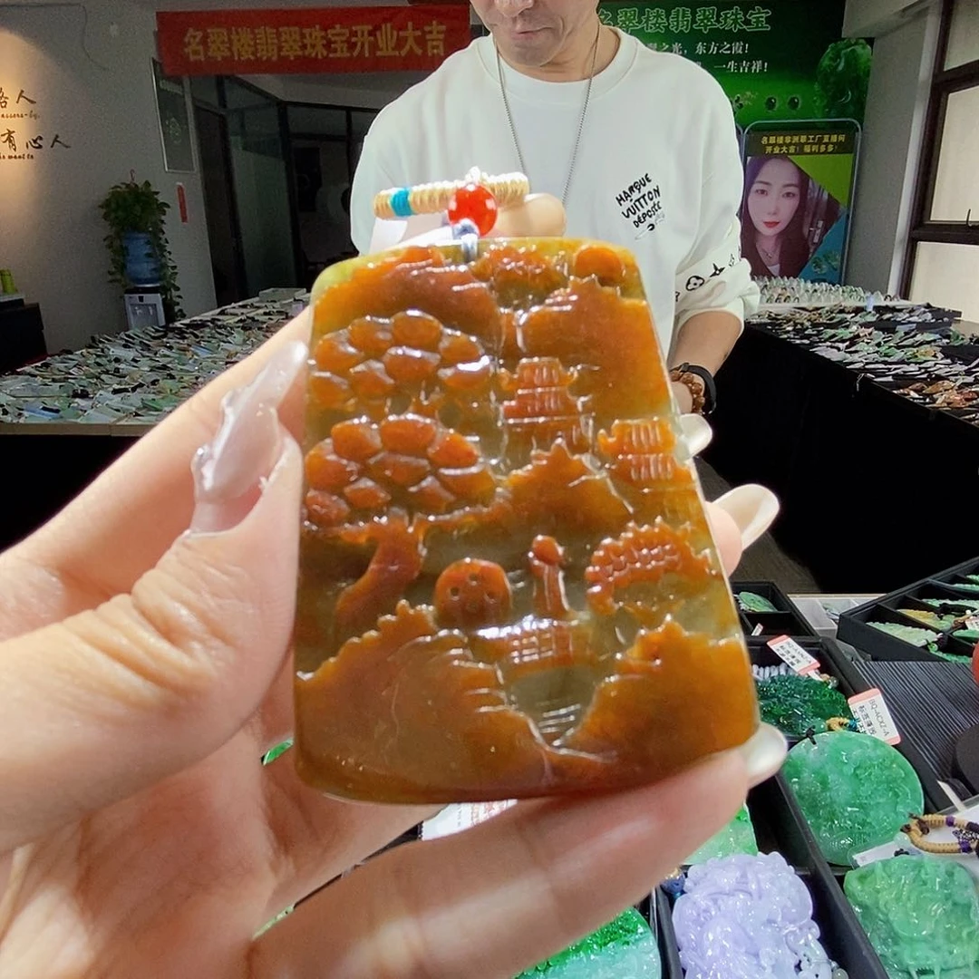 颈饰未镶嵌翡翠翡翠