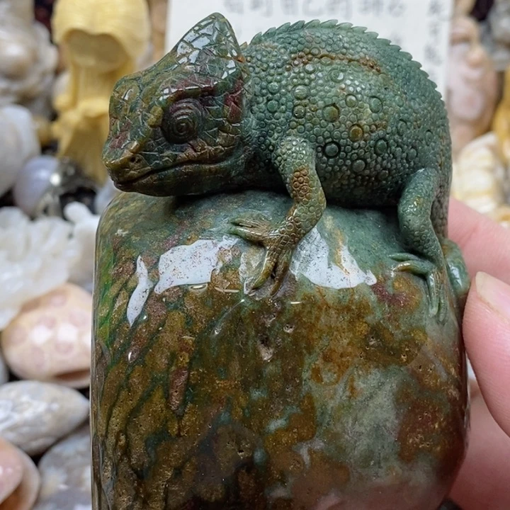 颈饰未镶嵌硅化珊瑚（珊瑚玉）