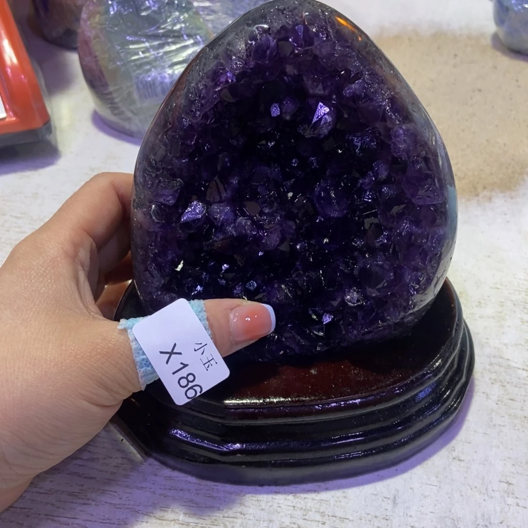 水晶摆件未镶嵌桃***多摆件