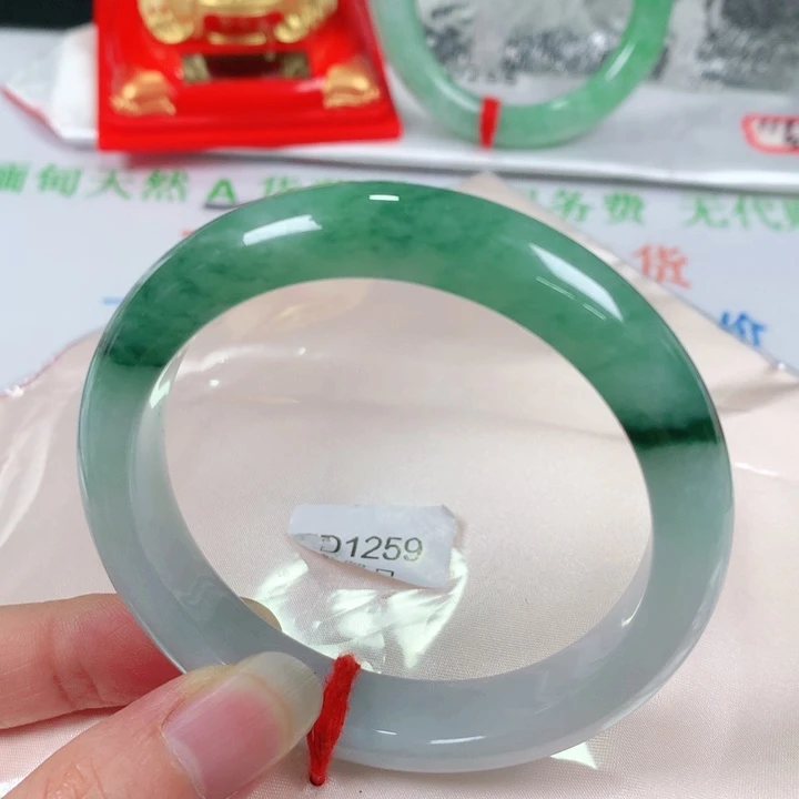 未镶嵌手镯翡翠  编号ZD1259 正圈56+