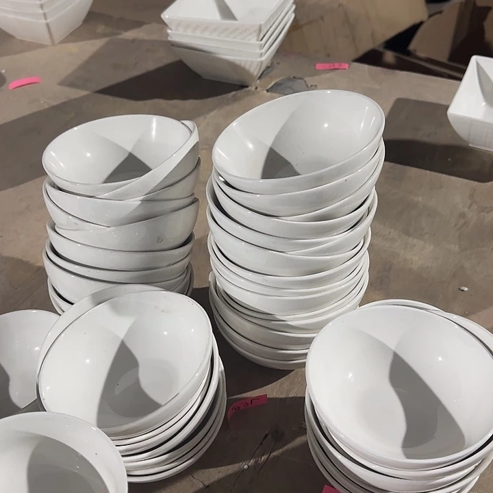 瓷5 英寸 椭圆 碗 6 个