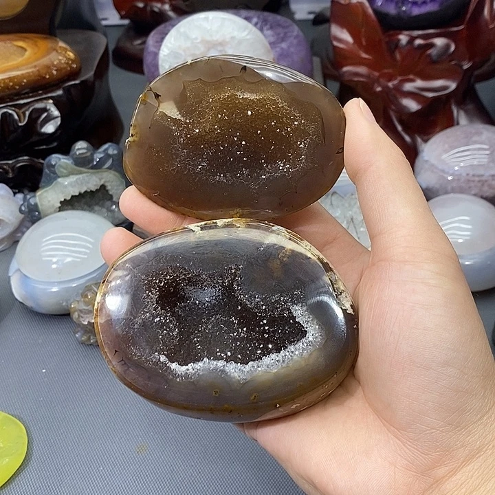 紫晶未镶嵌摆件聚宝盆