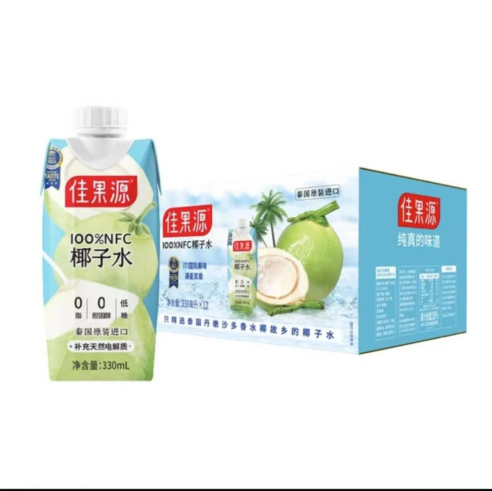 佳果园100%NFC椰子水330ml*12