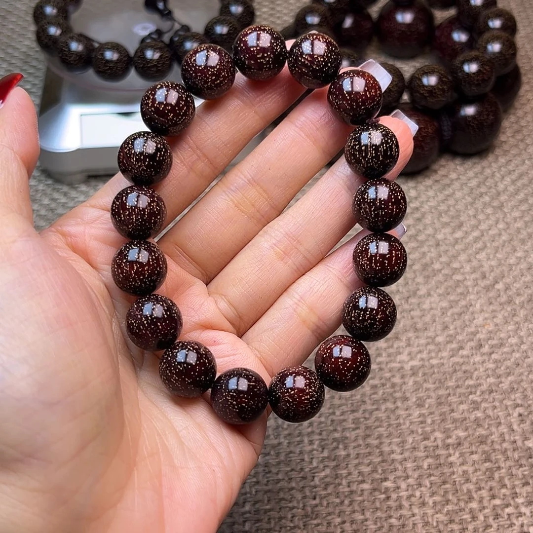 檀香紫檀（小叶紫檀）1.2 17颗爆星