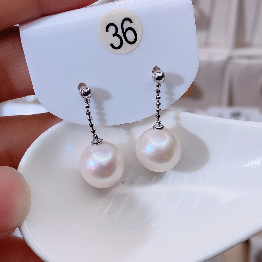 颈饰银S925镶嵌淡水珍珠