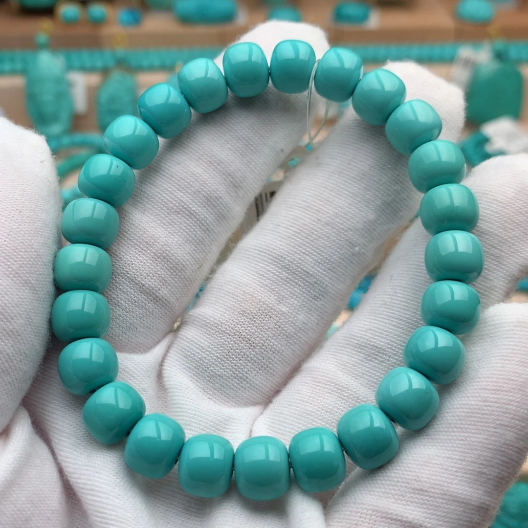 绿松石未镶嵌珠宝奇石8.6mm