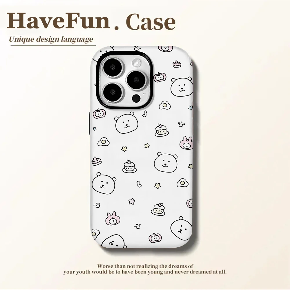 雅天立星星自嘲熊适用苹果16手机壳iPhone15菲林华为vivo小米oppo