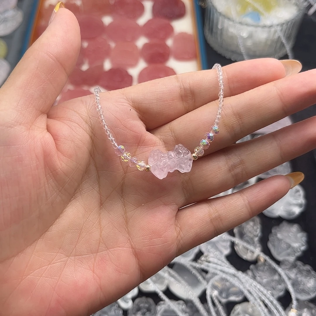 仙***煲水晶珠宝半成品未镶嵌