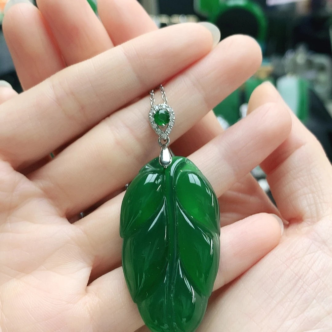 玛瑙/玉髓银S925镶嵌吊坠