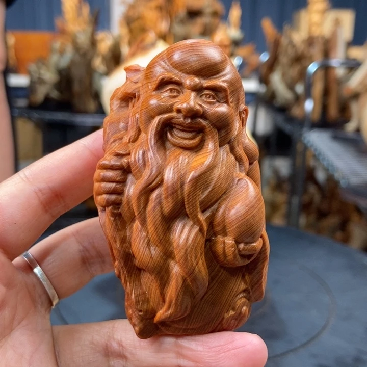 柏木（崖柏）手把件