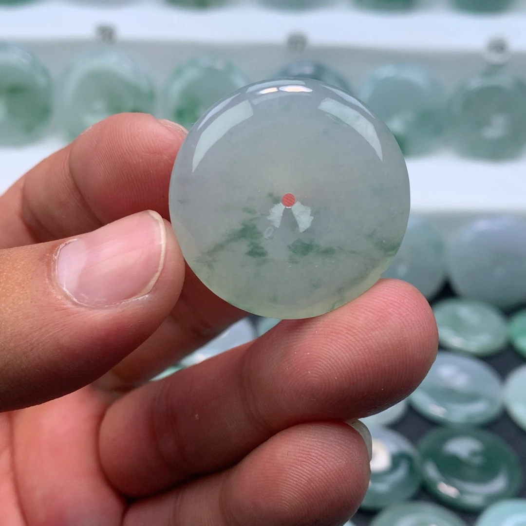 颈饰未镶嵌翡翠缅甸天然A货翡翠31.3-6.4