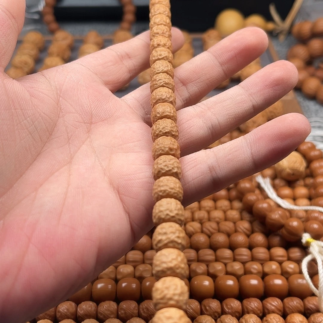 猴头核桃手串手工锤纹