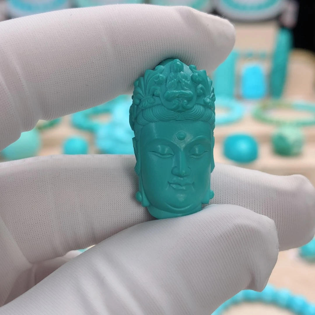 绿松石挂件未镶嵌