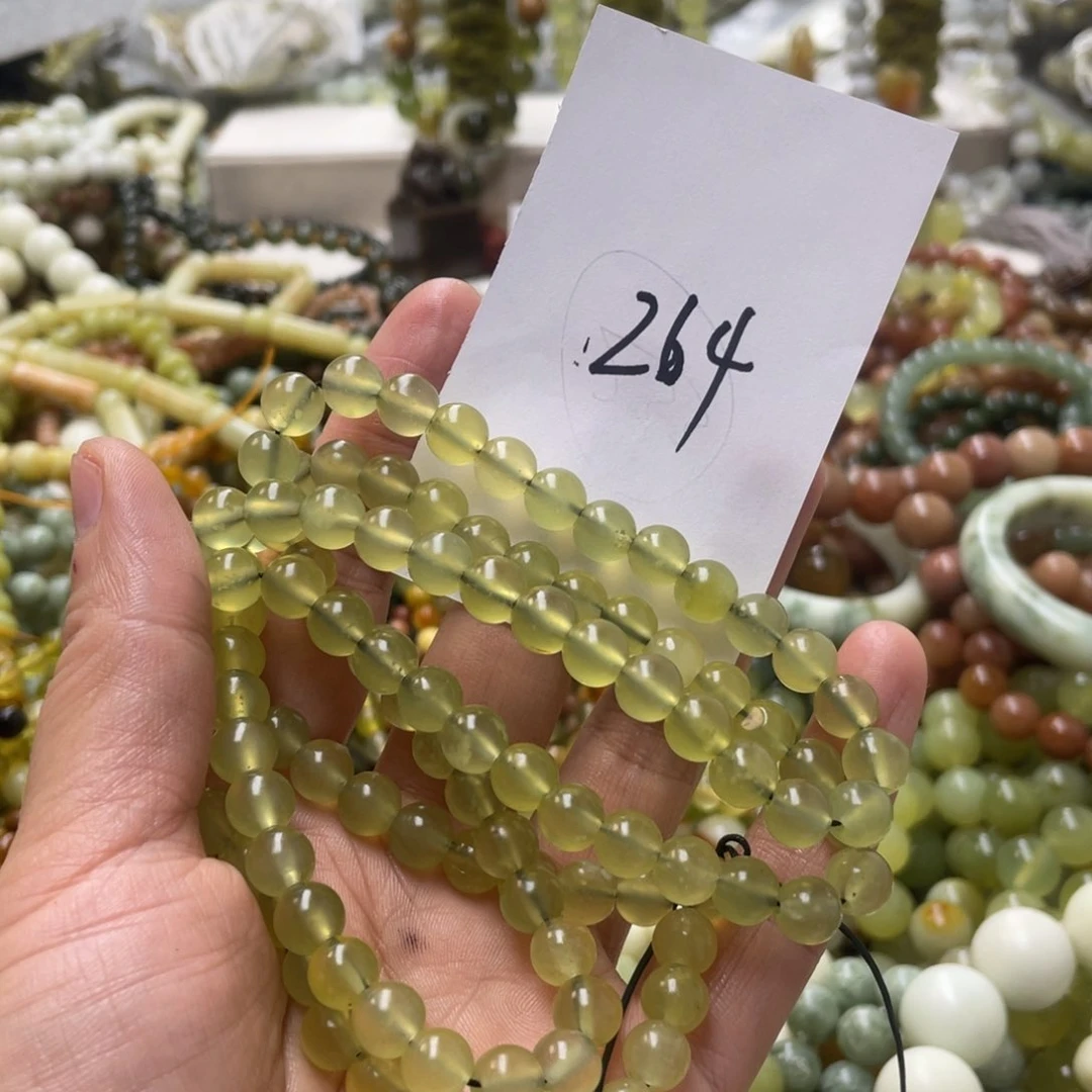 蛇纹石玉手链未镶嵌✨***r