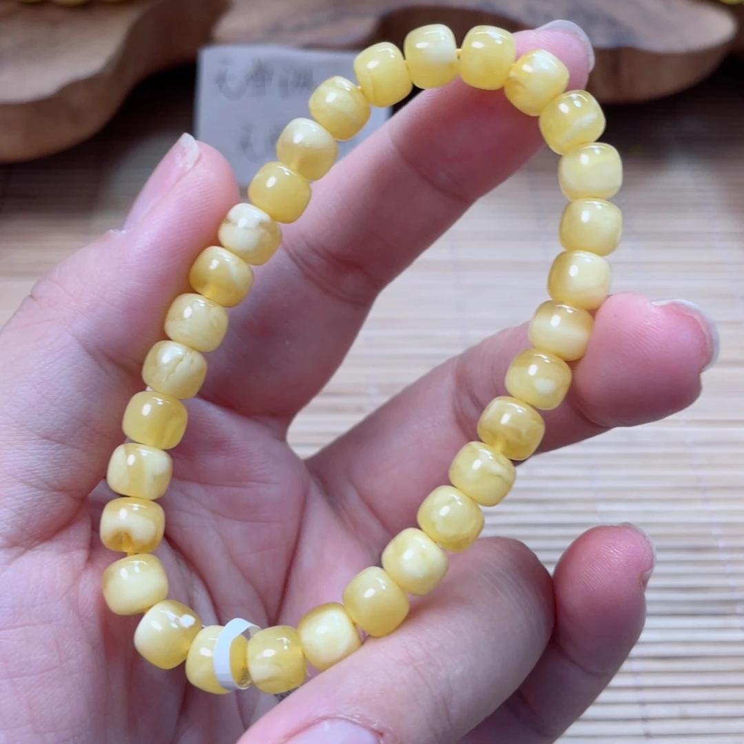 蜜蜡未镶嵌手串蜜蜡