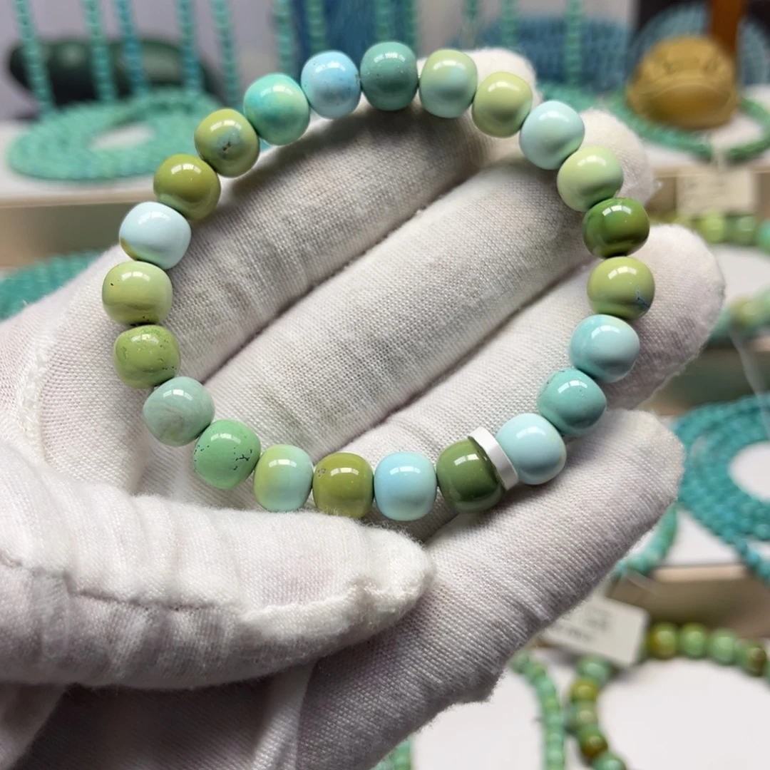 绿松石未镶嵌手链