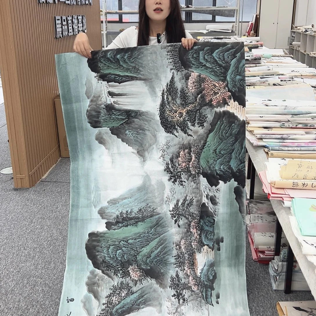 国画国画作品纯手工