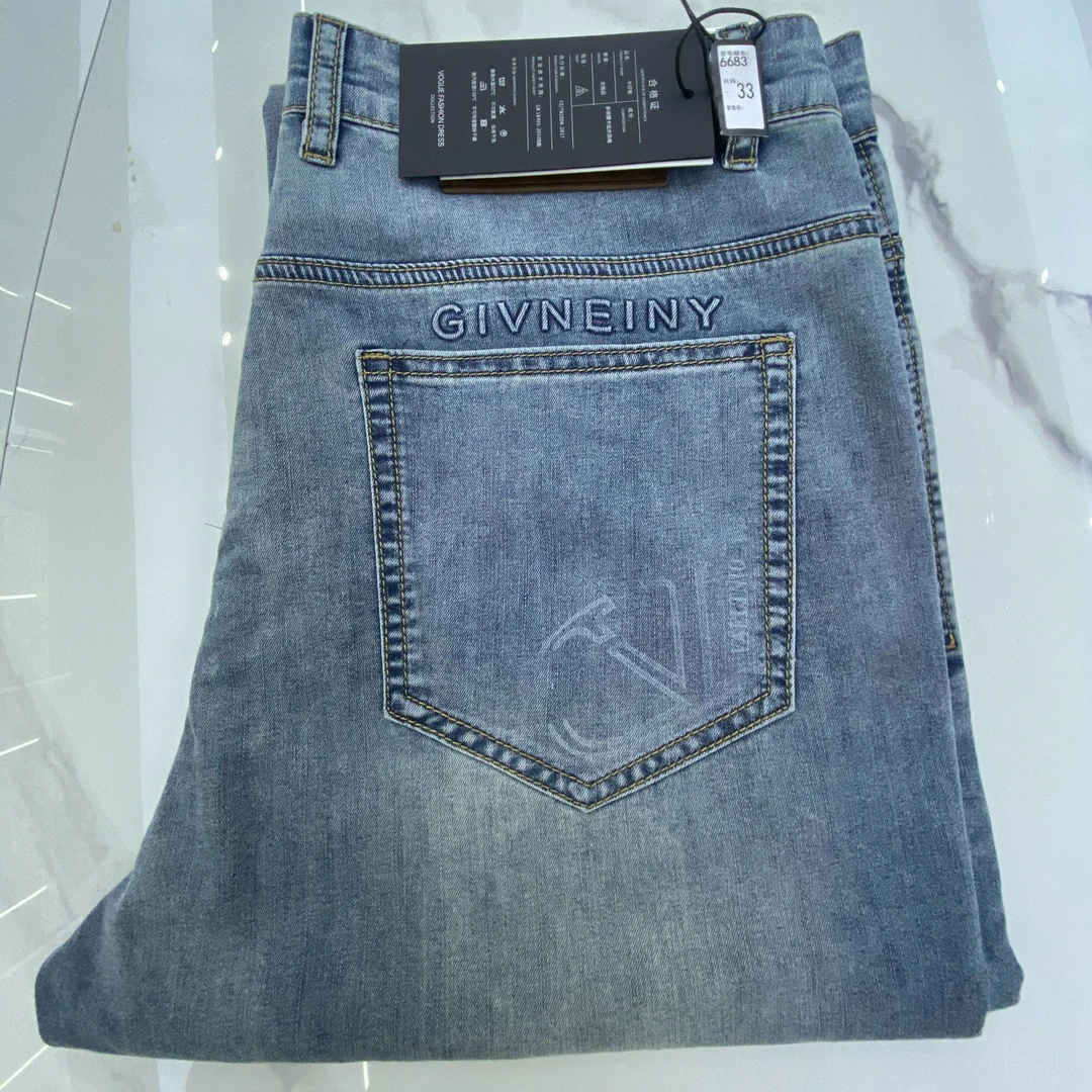 ESEL男装夏天男士牛仔裤