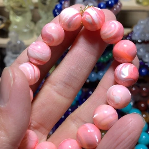 石英质玉手链未镶嵌12mm手串