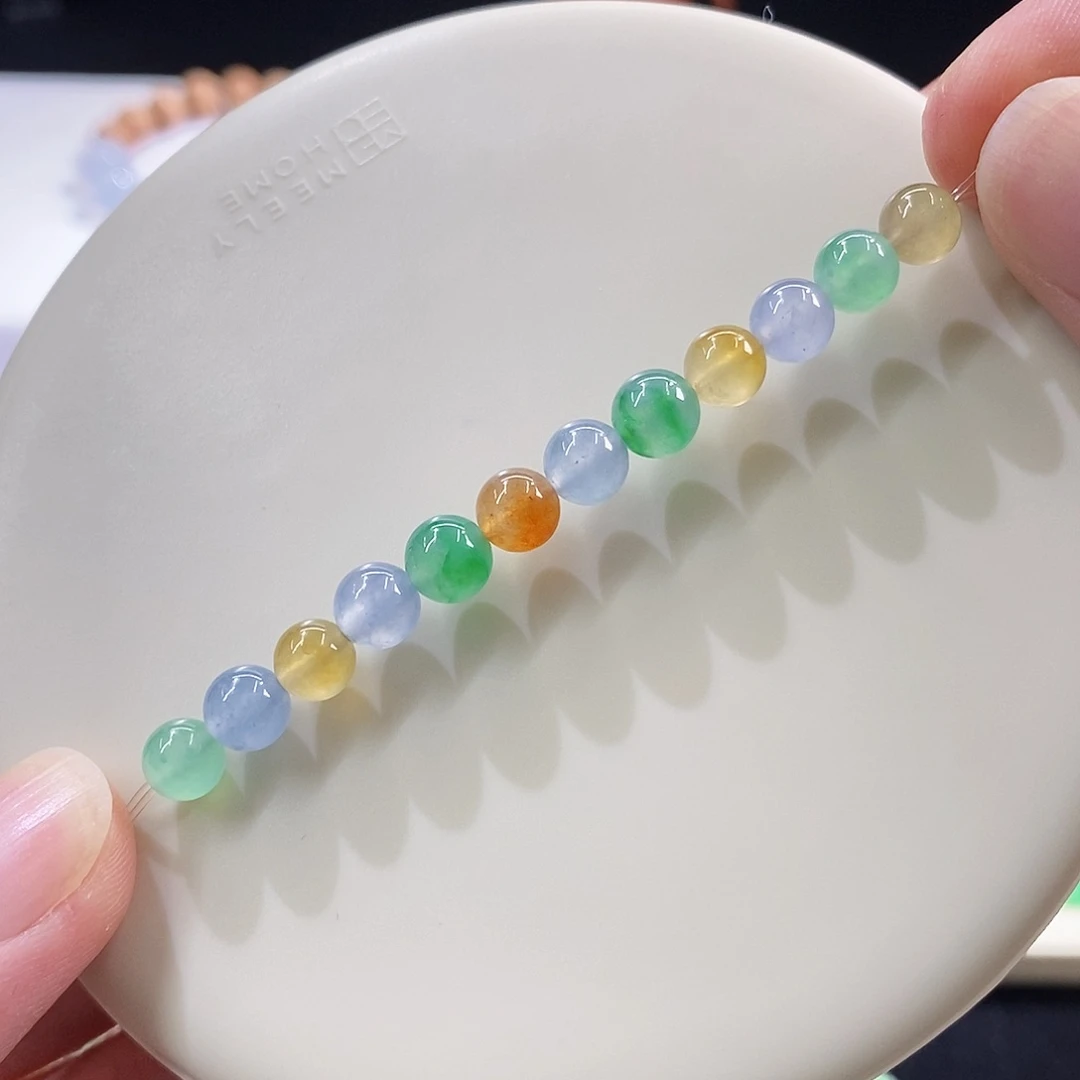 颈饰未镶嵌翡翠一手珠珠