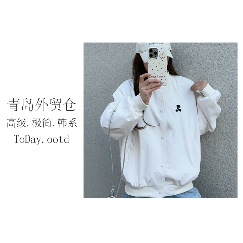 【芝士奶酪】韩国单！春秋美式运动工装休闲外套-FC8038